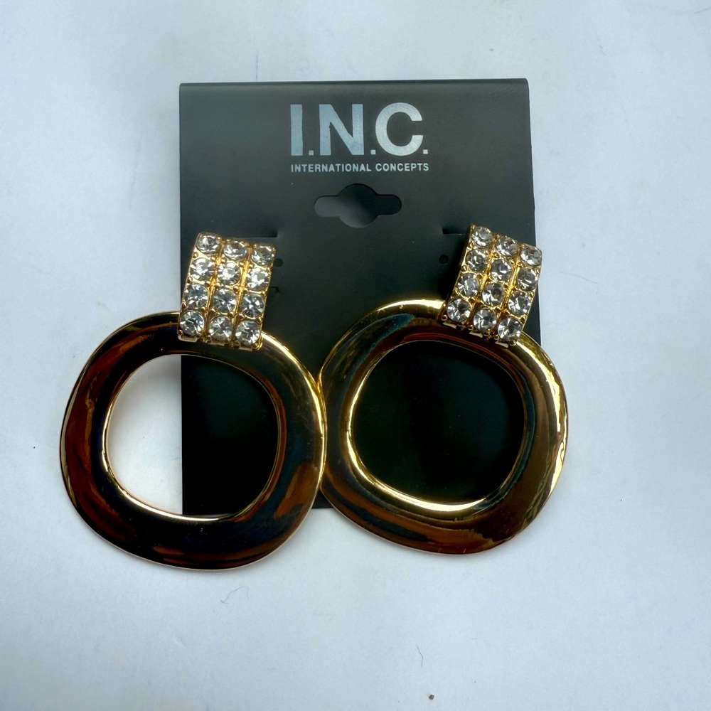 INC International Concepts Gold and Silver Earrings